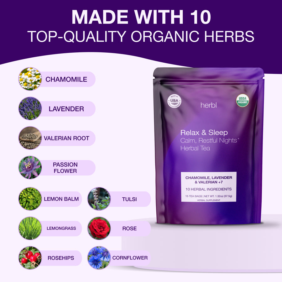 Relax & Sleep Herbal Tea