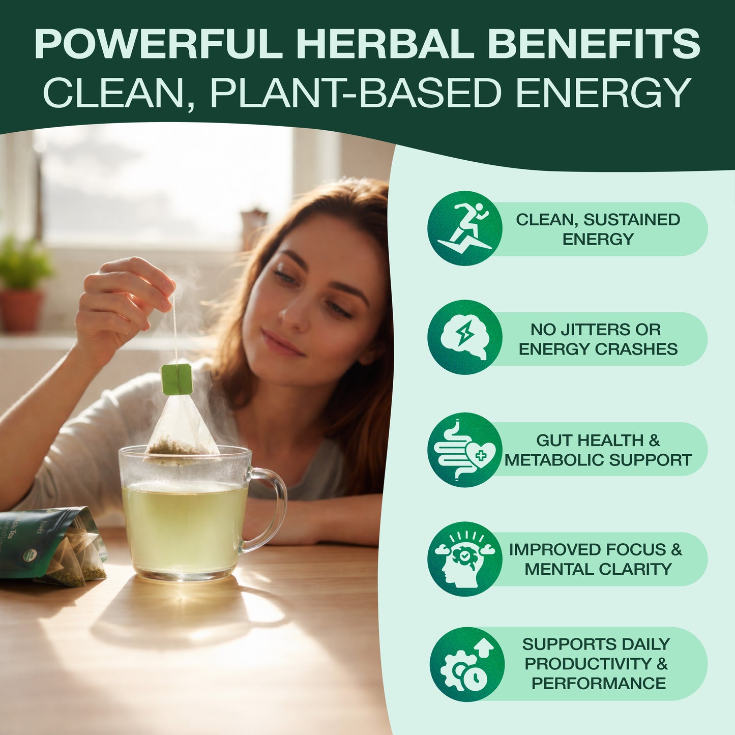 Yerba Mate Energy Herbal Tea