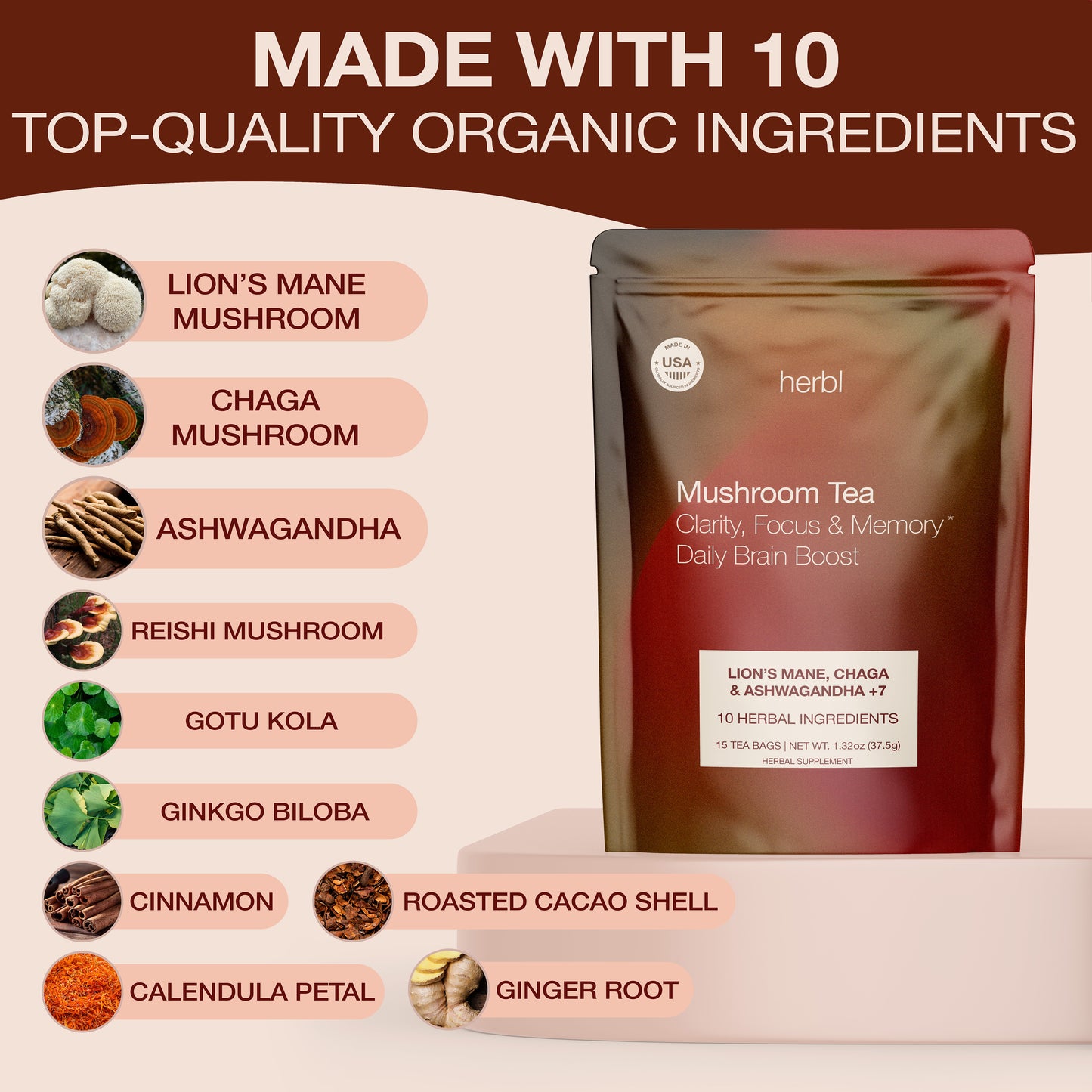 Brain Boost Mushroom Tea