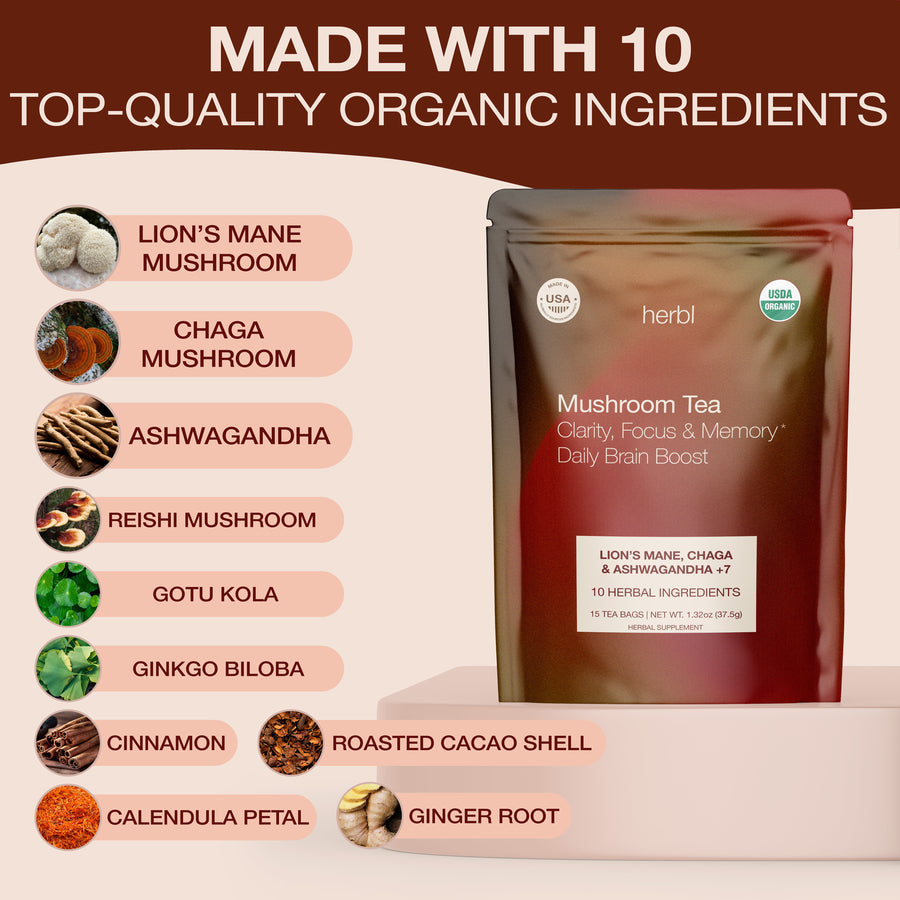 Brain Boost Mushroom Tea
