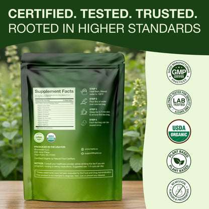 Lemon Balm Calming Herbal Tea