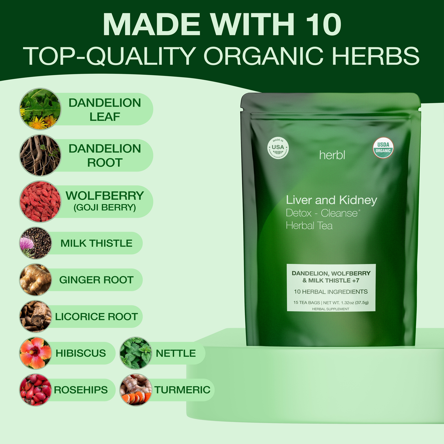 Liver and Kidney Detox Herbal Tea