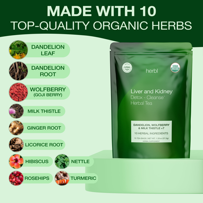 Liver and Kidney Detox Herbal Tea