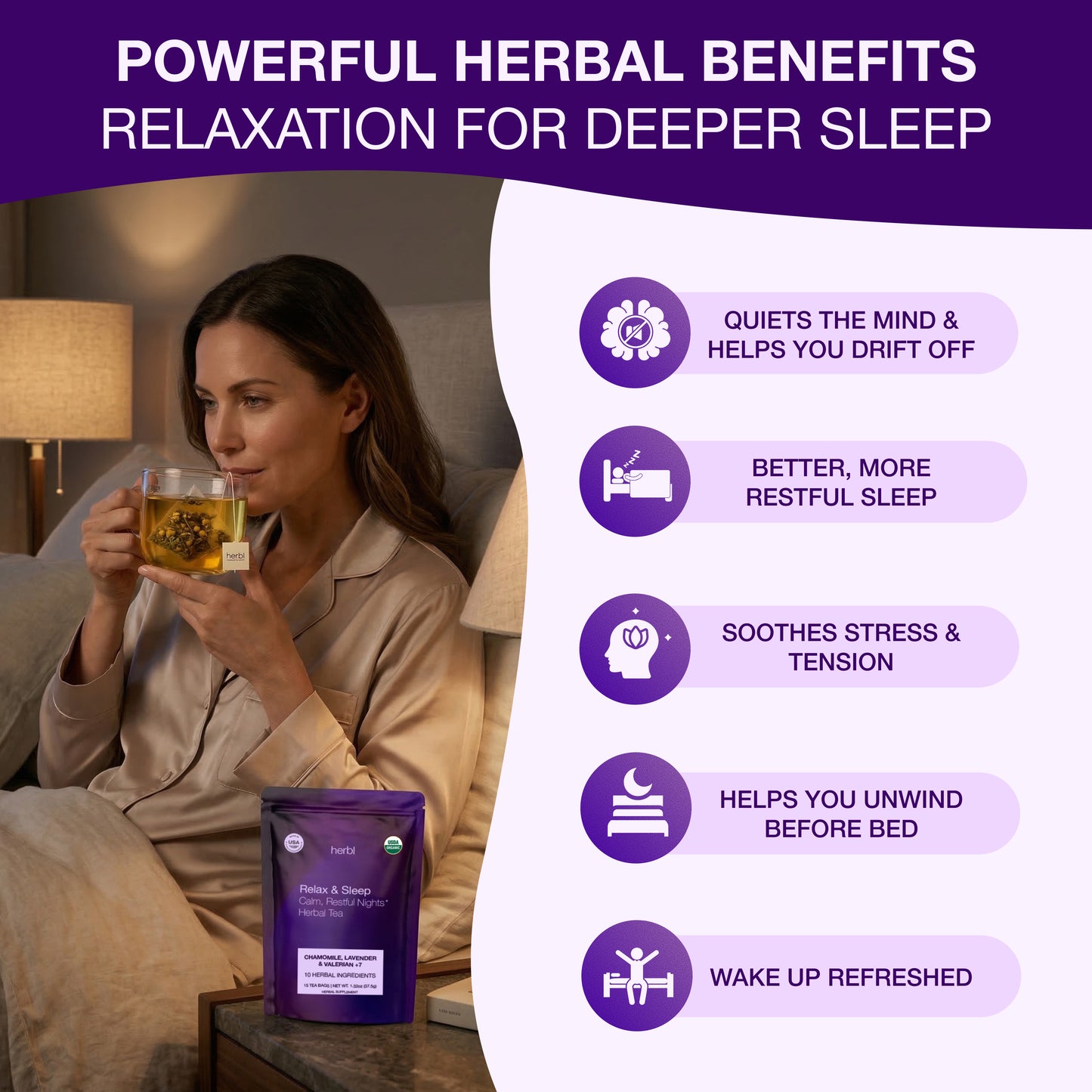Relax & Sleep Herbal Tea