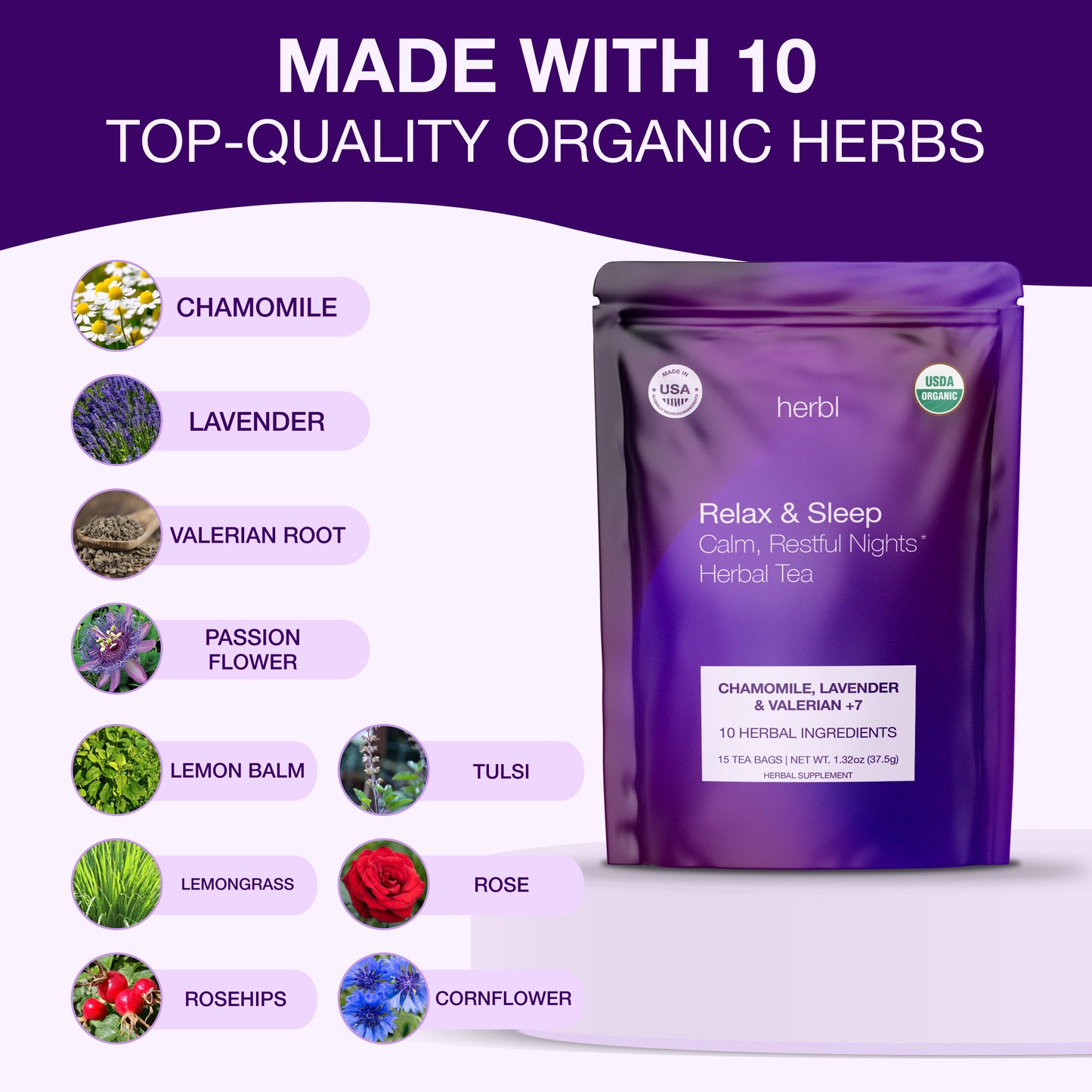 Relax & Sleep Herbal Tea
